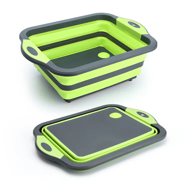 2 in 1 Foldable Folding Collapsible Plastic Cutting Chopping