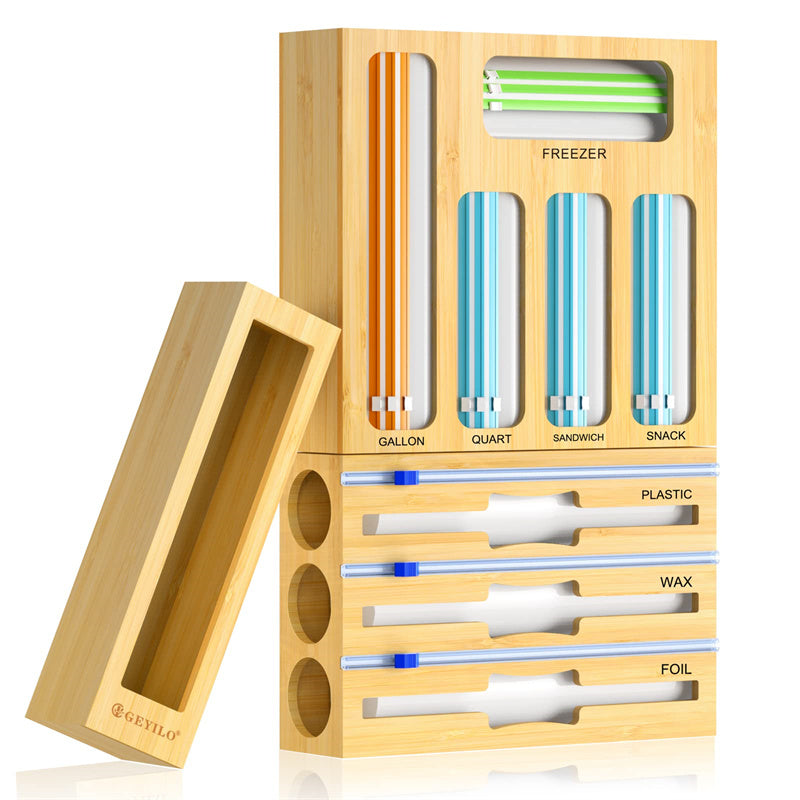 bamboo shelf organizer