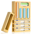 bamboo shelf organizer