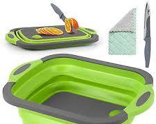 2 in 1 Foldable Folding Collapsible Plastic Cutting Chopping