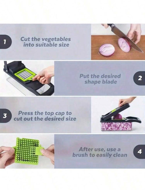 Fruit Vegetable Chopper Food Grade Kitchen