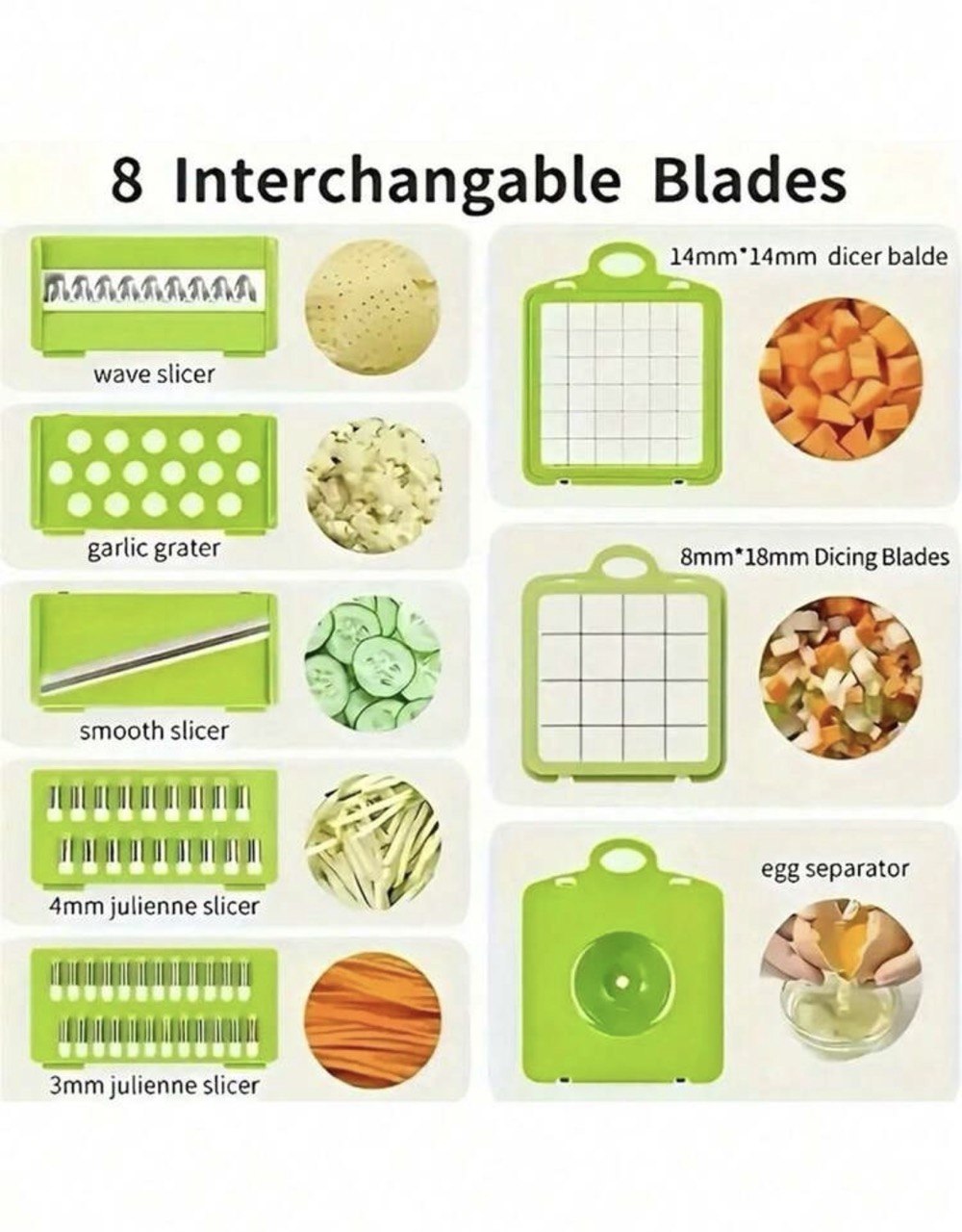 Fruit Vegetable Chopper Food Grade Kitchen