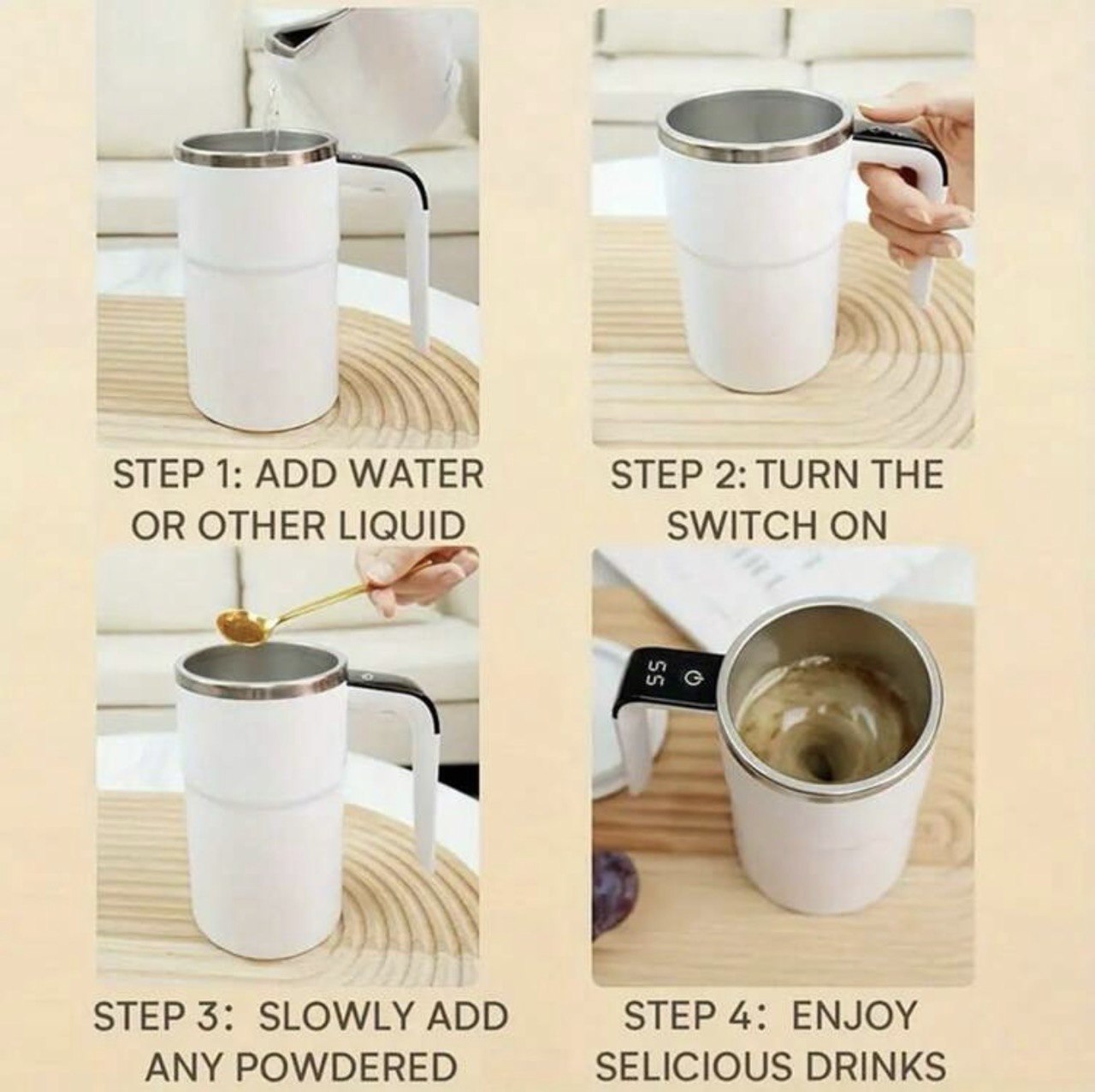 Self Stirring Mug